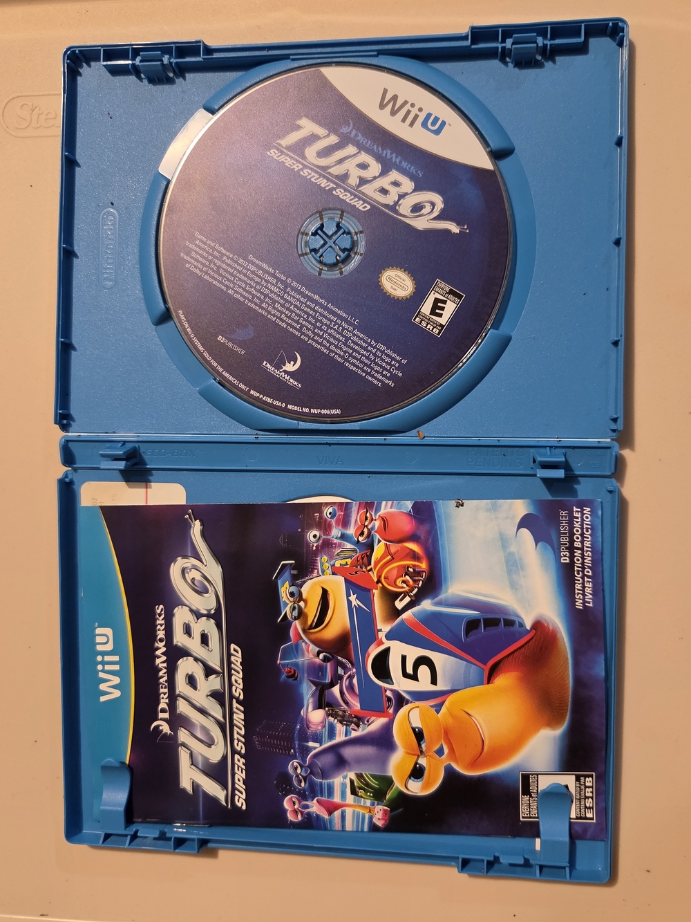 Turbo: Super Stunt Squad - Blue Game Case - Picture 2 of 2